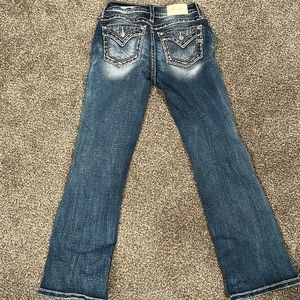 Miss Me mid-rise boot cut jeans 25 x 30